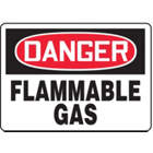 ACCUFORM SIGNS Flammable Gas Sign in uae