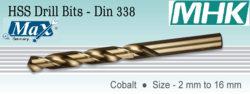 HSS Drill Bits DIN 338 Cobalt from M H K HARDWARE TRADING LLC