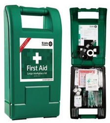 Large Alpha workplace first aid kit, St John Ambulance from ARASCA MEDICAL EQUIPMENT TRADING LLC