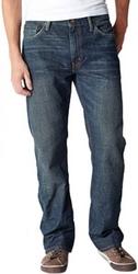 Levi's 505 Regular Fit Jeans For Men - 30w/32l, Bl