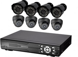 Ahd 8 Channel Dvr With 8 Camera Set
