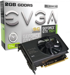 EVGA GeForce GTX 750TI Superclocked 2GB GDDR5 Grap