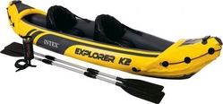 Intex Explorer K2 Inflatable Kayak And Paddles