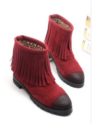 Autumn Genuine Leather Boots