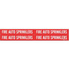 BRADY Fire Auto Sprinklers Pipe Marker in uae from WORLD WIDE DISTRIBUTION FZE