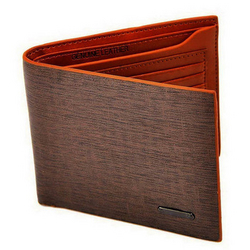 Brown Billfold Coffee Leather Wallet