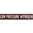 BRADY Low Pressure Nitrogen Pipe Marker in uae from WORLD WIDE DISTRIBUTION FZE