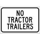 BRADY No Tractor Trailers Sign in uae