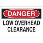 BRADY Low Overhead Clearance Sign in uae from WORLD WIDE DISTRIBUTION FZE