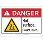 BRADY Hot Surface Do Not Touch Signs in uae