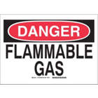 BRADY Flammable Gas Sign in uae