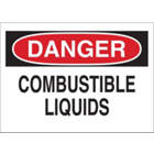 BRADY Combustible Liquids Sign in uae from WORLD WIDE DISTRIBUTION FZE