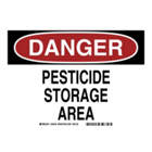 BRADY Pesticide Storage Area Sign in uae from WORLD WIDE DISTRIBUTION FZE