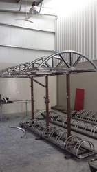 Bicycle Stand & Sunshade Structure from ABDUL JABBAR GENERAL CONTRACTING LLC