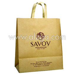 WhiteBrown color craft bag available with printing