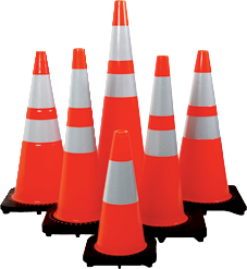 Traffic Cones in UAE from SPARK TECHNICAL SUPPLIES FZE