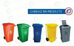 Color Coded Garbage Bin In Gcc
