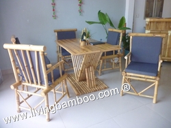 Bamboo Dining Table, Bamboo Furniture