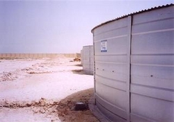 Tanks Providing Water For Labour Camp Uae