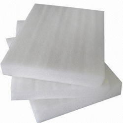 white packing foam