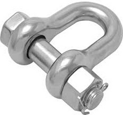 GI & SS D shackle  from BUILDING MATERIALS TRADING