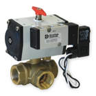 Brass Pneumatic Actuated Ball Valve in uae