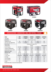 Honda Generator Suppliers In Uae