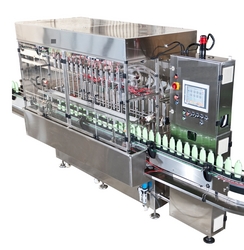 Filling machine for lube oil,shampoo in dubai from TOTAL PACKAGING SOLUTIONS FZC /WWW.TOTALPACKGULF.COM