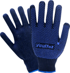 VAULTEX SINGLE SIDE DOTTED GLOVES IN QATAR from SOUVENIR BUILDING MATERIALS LLC