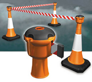 Crowed Control Belt For Traffic Cone