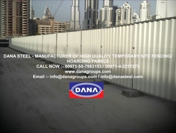 Fence Boundary Wall Hoarding Supplier Installation uae  from DANA GROUP UAE-OMAN-SAUDI