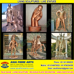Living Statues Sculpture manufacturers exporters in india punjab ludhiana