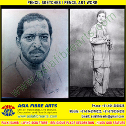 Pencil Art Work Manufacturers Exporters In India Punjab Ludhiana