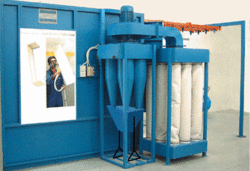 Powder coating booth from RAJ SYSTEM PVT LTD