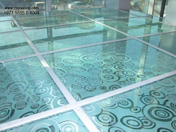 Glass Finish Raised Access Flooring Supplier in RAK, UAE from ZAYAANCO