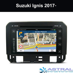 China Exporter Double Din Car Radio Stereo Touch Screen Navigation System Suzuki Ignis 2017