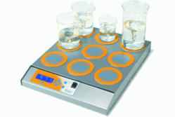 MULTI MIX  HEAT - Digital Hot Plate Multiplace stirres(3 -9 positions)
