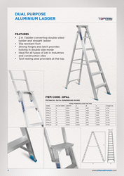 Dual Purpose Aluminium Ladder