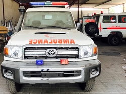Ambulance Toyota  from DAZZLE UAE