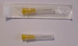 25g Hypodermic Needle 25gz 1.5 cm yellow - LP/153