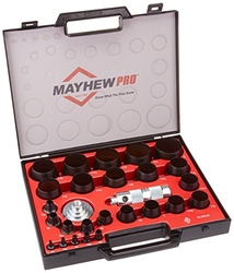 Mayhew Pro 66002 1/8-inch To 2-inch Imperial Sae Hollow Punch Set