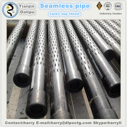 6 5\/8 inch stainless steel perforated pipe slotte ...