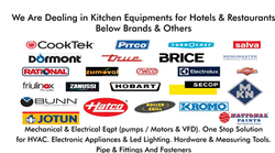 KITCHEN EQUIPMENT from I K BROTHERS GENERAL TRADING CO LLC