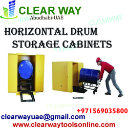Horizontal Drum Storage Cabinets Dealer In Mussafah , Abudhabi , Uae