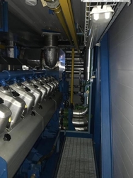 2840 KW Wartsila Natural Gas Generator Enclosed
