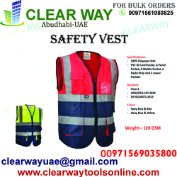 Safety Vest Dealer In Mussafah , Abudhabi , Uae