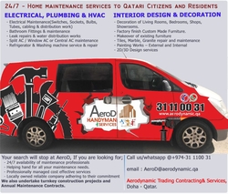 AeroD Handyman Services in Qatar from MINA TRADING & CONTRACTING, QATAR 