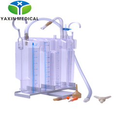 Single/ Two/ Three chambers Chest drainage bottle/ Thoracic drainage system 