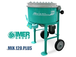 Compact Mortar Mixer - Imer Mix 120 Plus Pan Mixer