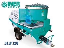 Imer Step 120 Plastering Machine - The Screw Pump For The Professional Plasterers With Conventional Mortar And Premixed Materials